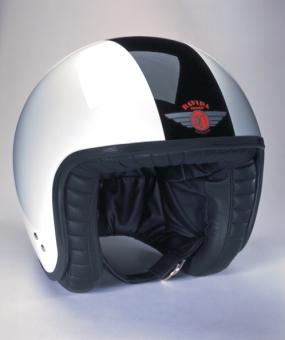 Jet Two Tone weiß/schwarz XS | ohne Visierknöpfen