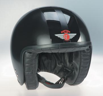 Jet Two Tone schwarz/2 Streifen rot 
