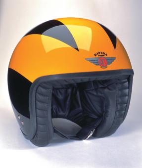 Jet Special schwarz/orange XS | ohne Visierknöpfen