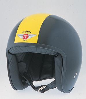 Speedster Two Tone schwarz/gelb S | mit Visierknöpfen