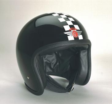 Speedster Two Tone schwarz/weiß check S | mit Visierknöpfen