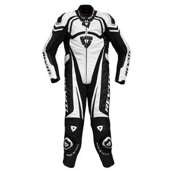 Einteilige Lederkombi Tarmac Black-White | Men 46