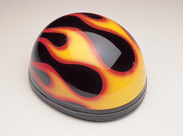Classic Complex schwarz/orange Flammen 