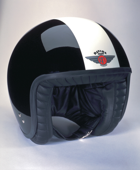 Jet Two Tone schwarz/weiß XS | ohne Visierknöpfen
