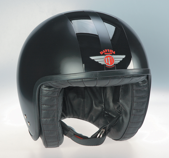 Jet Two Tone schwarz/2 Streifen rot 