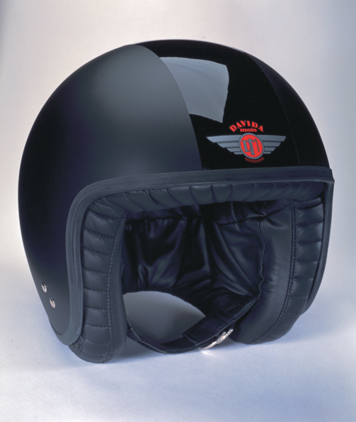 Jet Two Tone mattschwarz/glänzendschwarz XS | ohne Visierknöpfen