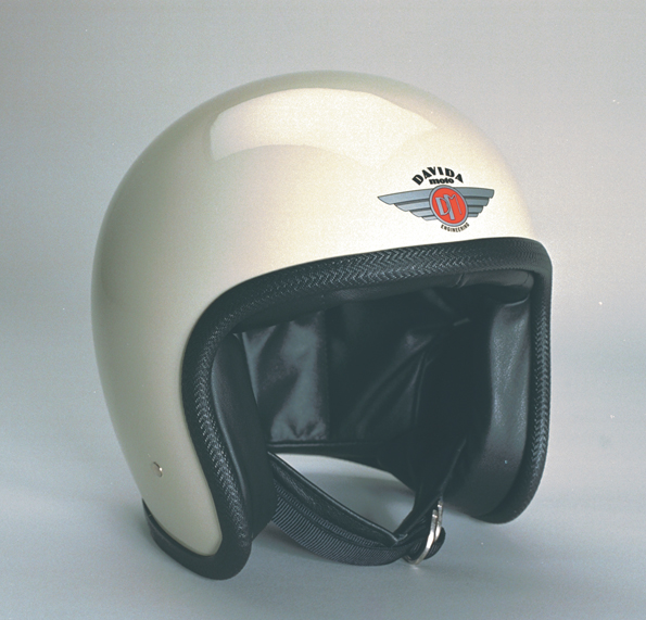 Speedster Standard creme schwarzes Leder S | mit Visierknöpfen