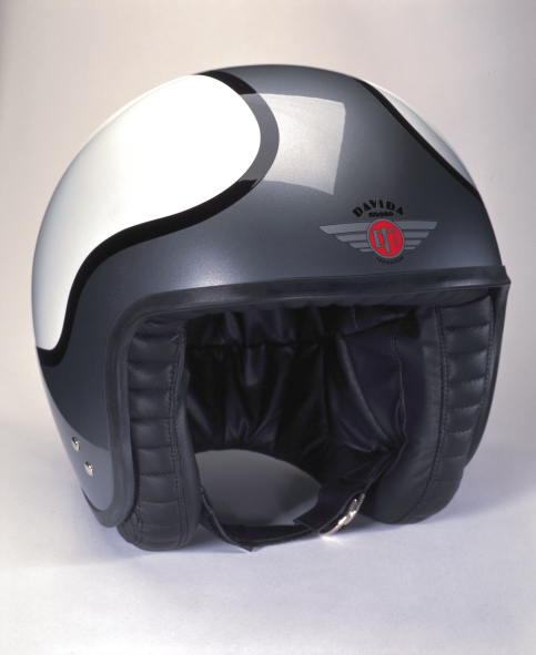 Speedster Two Tone De Luxe weiß/silber/schwarz S | mit Visierknöpfen